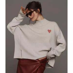 Maeve Anthropologie Mock Neck Sweater
